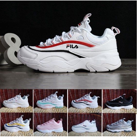 colorful fila shoes