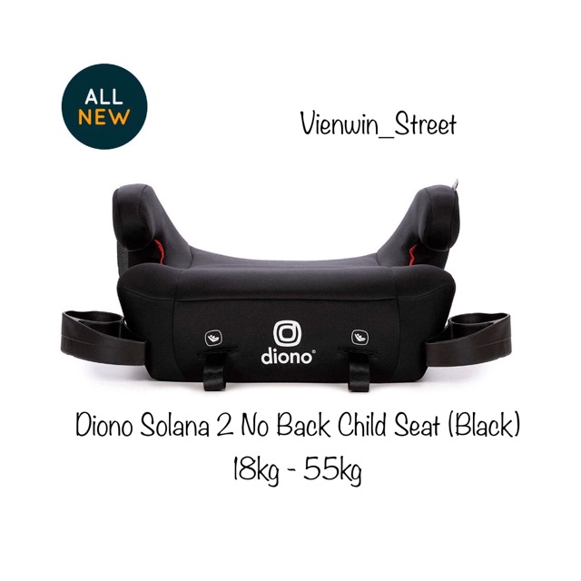 isofix backless booster seat