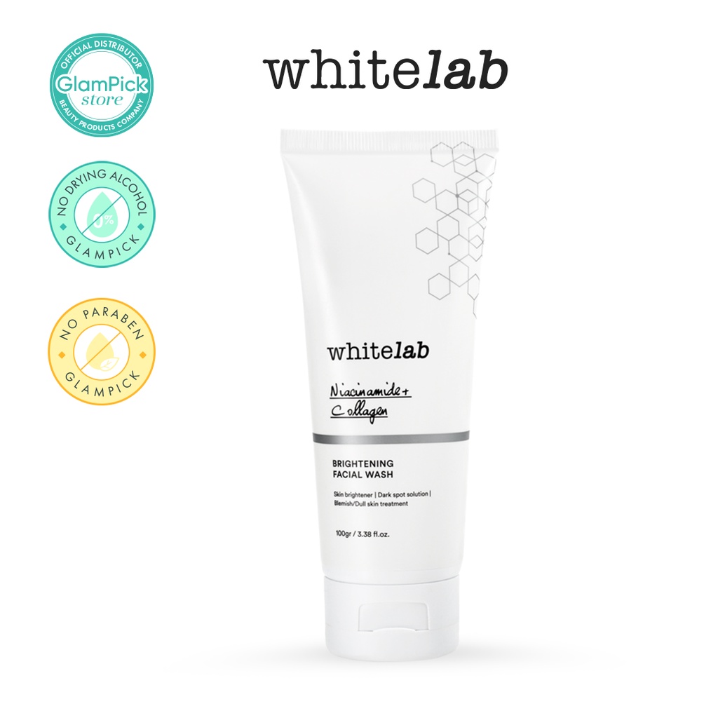 WHITELAB Niacinamide + Collagen Brightening Facial Wash (100g) | Shopee ...