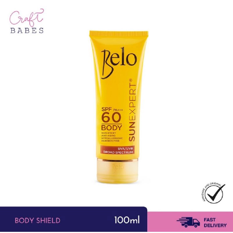 Belo Body Sunscreen SPF60 PA+++ 100ml Shopee Malaysia
