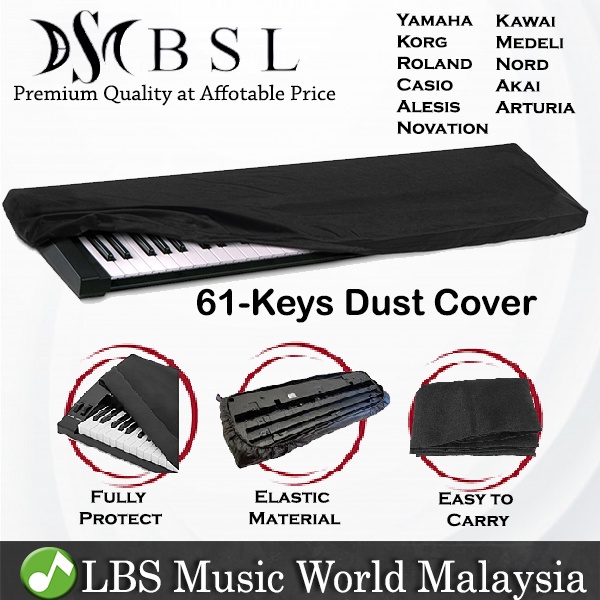 BSL 61 Keys Keyboard Digital Piano Dust Cover for Yamaha Casio
