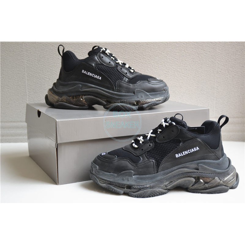 Balenciaga Balenciaga Triple S Black eu35 Grailed