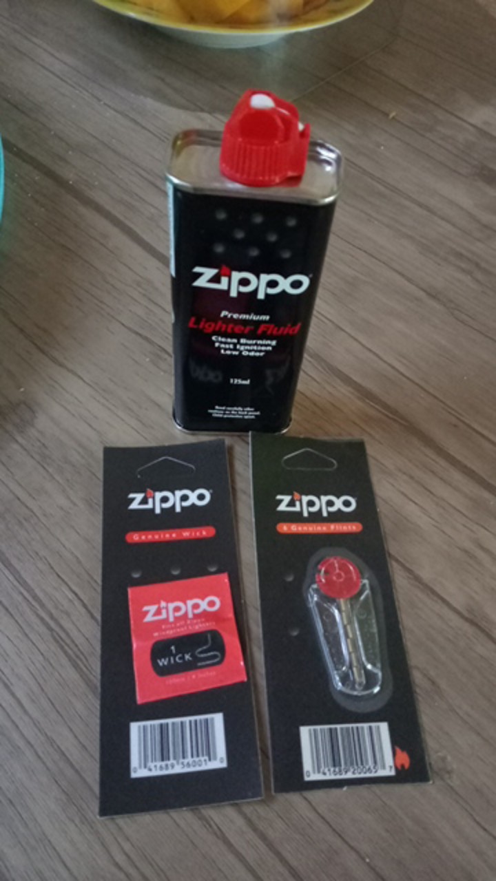 ZIPPO Replacement Kits Genuine Flint+Wick+Cotton+Felt+Fluid And Other
