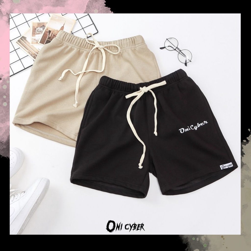 Oni CYBER Unisex thick felt shorts, high-end Local brand bassic thighs ...