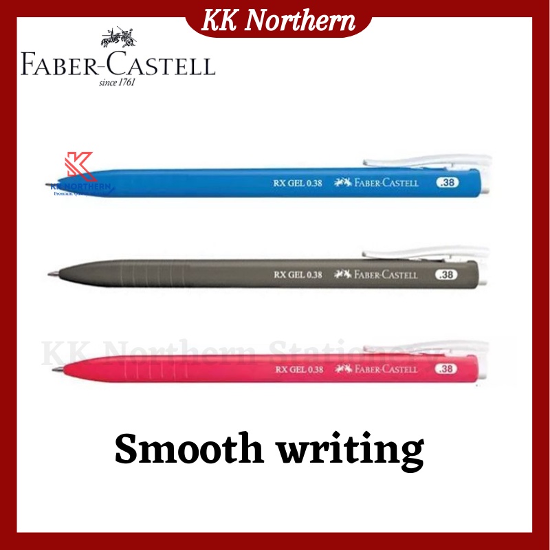 FaberCastell RX GEL Gel Pen 10pcs/box 0.38mm / 0.5mm / 0.7mm Pen
