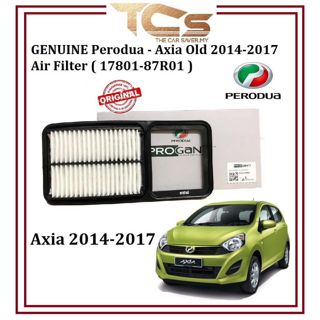 GENUINE Perodua Axia Old 20142017 Air Filter ( 1780187R01
