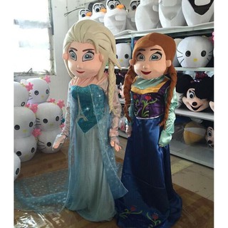 Frozen Mascot Costume Elsa Anna Mascots Costumes Maskot Frozen Let It ...