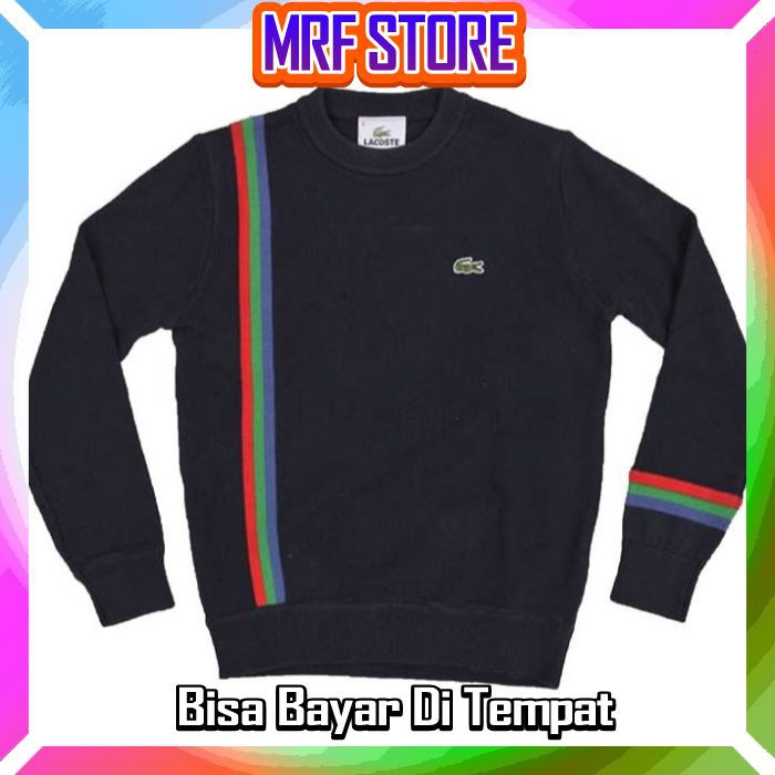 lacoste rainbow sweater