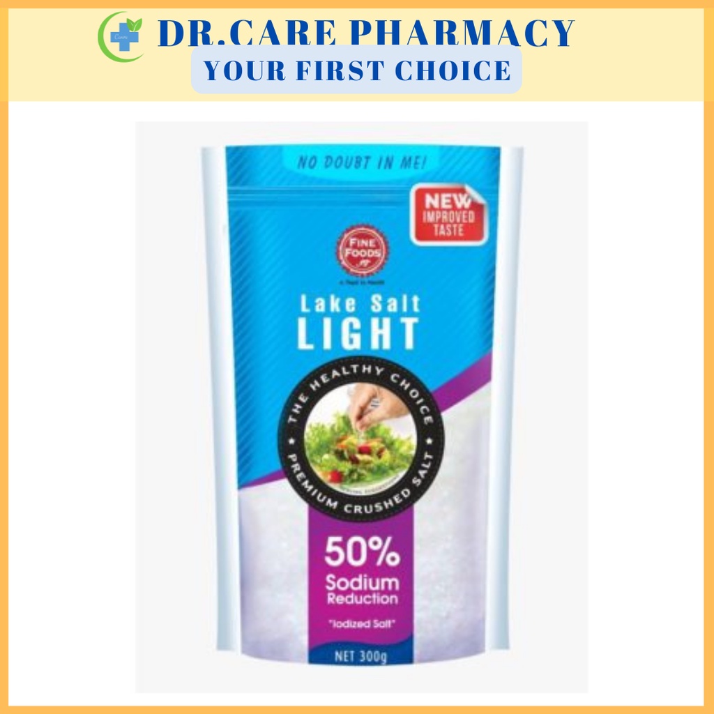 Lake Salt Light Low Sodium Salt Fine Foods 300g Shopee Malaysia