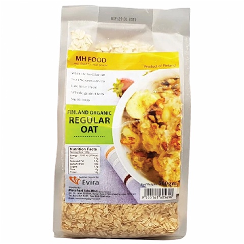 Organic Regular Rolled Oats (Finland) | Shopee Malaysia