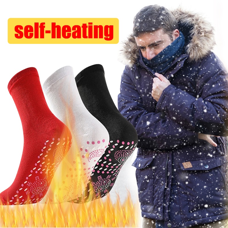 1 Pair Winter Self Heating Warm Pain Relief Socks Woman Men Health Care Socks Outdoor Products