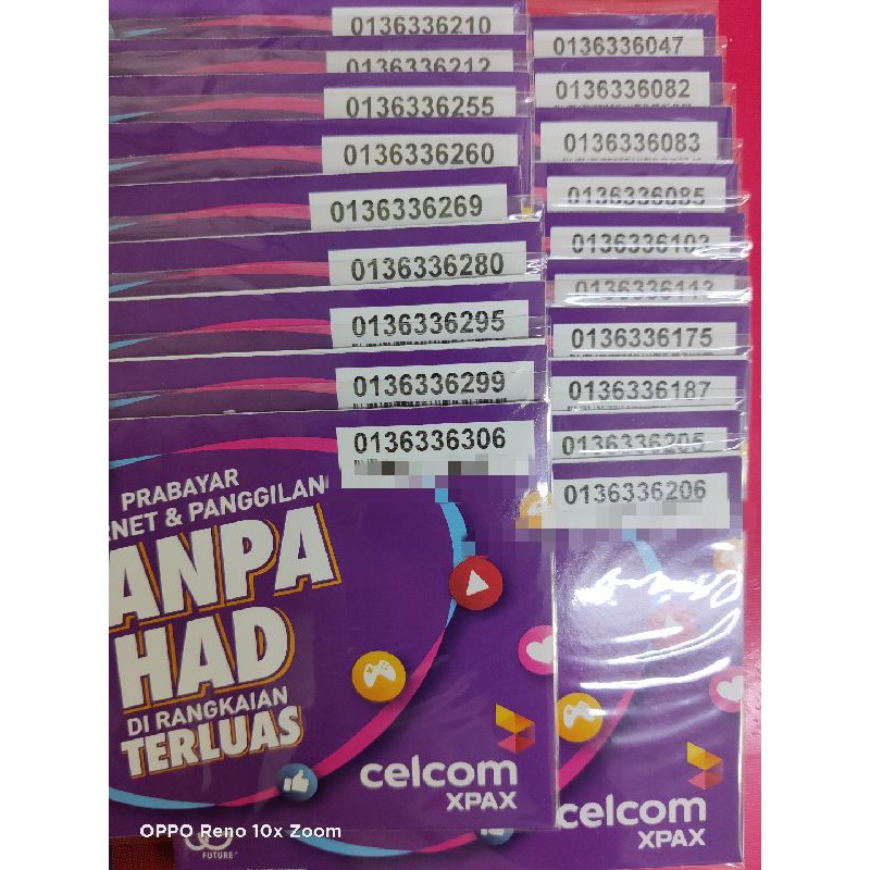 celcom new prepaid sim pack vip number/nice number | Shopee Malaysia