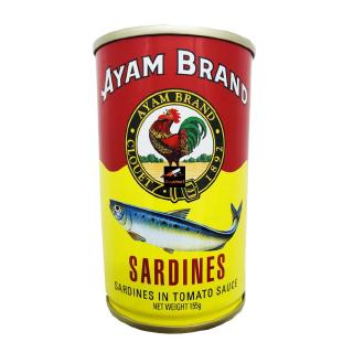 AYAM BRAND Sardines in Tomato Sauce (155g) Ikan Sardin Dalam Sos Tomato ...