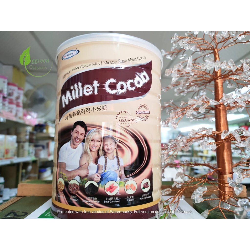 MHPMIRACLE Millet Cocoa Milk 900g HALAL EXP 4/2025 Shopee Malaysia