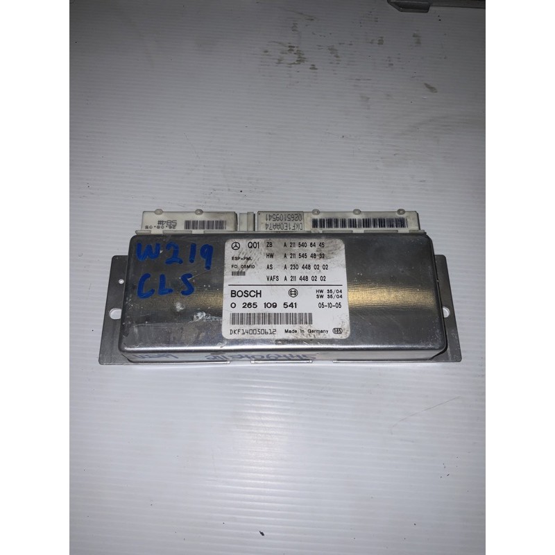 MERCEDES BENZ Cls500 ABS ESP PML Control Module Computer 0265109541