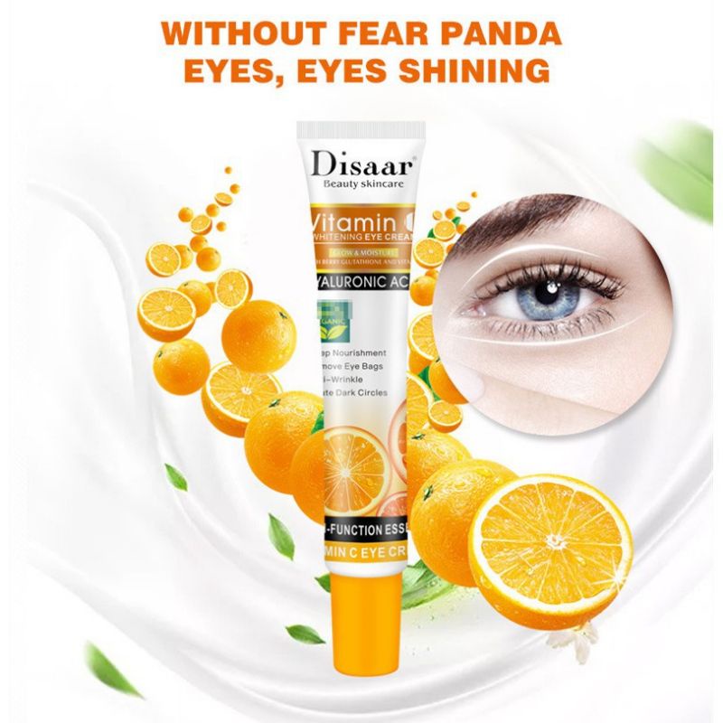 DISSAR VITAMIN C WHITENING EYE CREAM GLOW ANTI MOISTURE ANTI AGING
