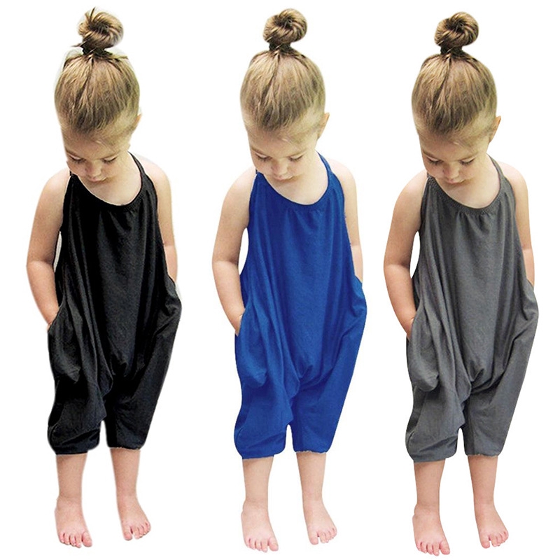 girls harem jumpsuit