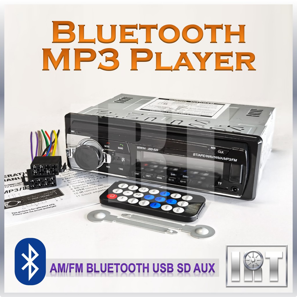 MP3 MP4 Player Radio USB Single Din Bluetooth SD Card Disc CD AM FM DVD VCD  Kereta BT Audio Sound Kereta AUX Card