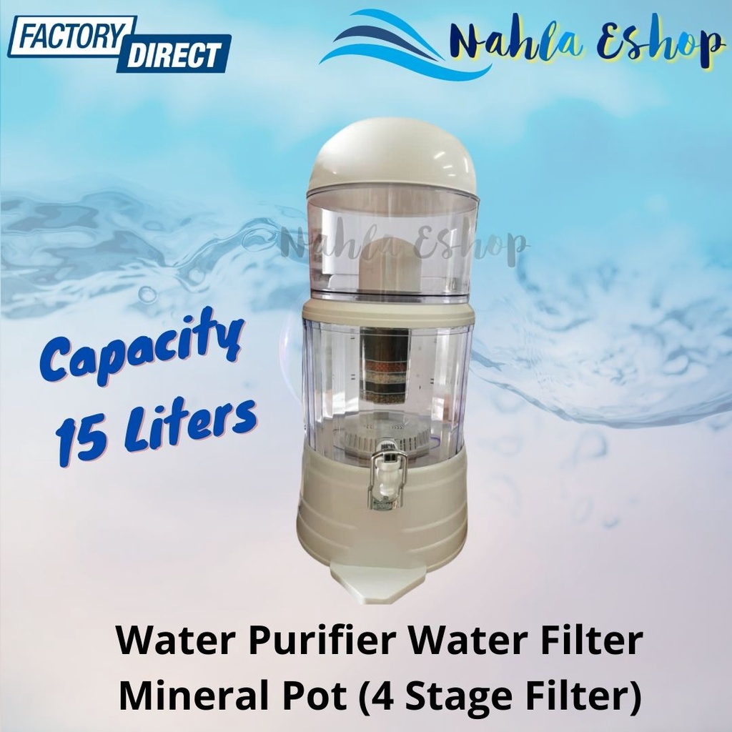 Mineral Water System Water Purifier Water Filter Mineral Pot - 15Liter (Bubble Wrap)