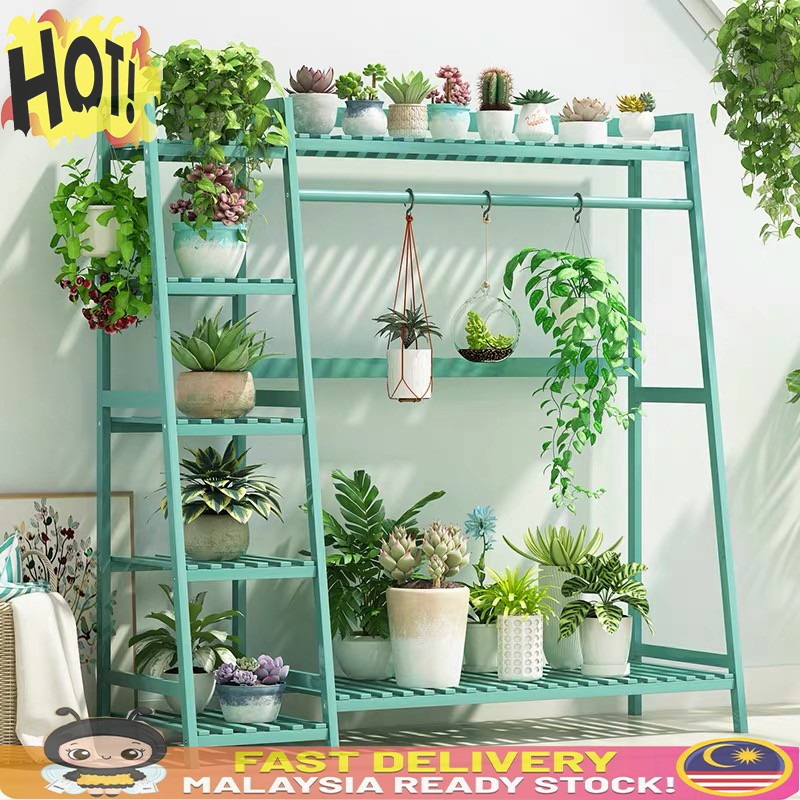 Ready Stock Rak Pasu Bunga Flower Pot Flower Pot Rack Tempat Letak Pasu Bunga Flower Stand Rack Shelf 花架 花盆架