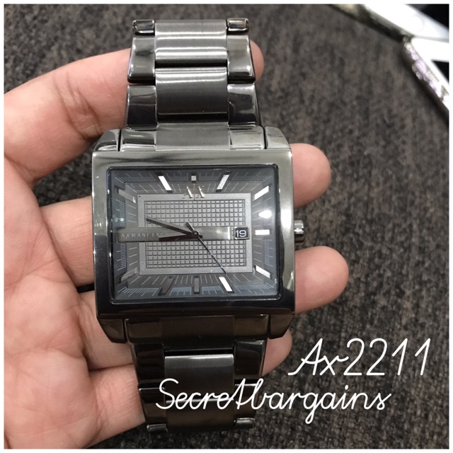 Armani Exchange Stainless Steel Men's Watch AX2202 | Shopee Malaysia