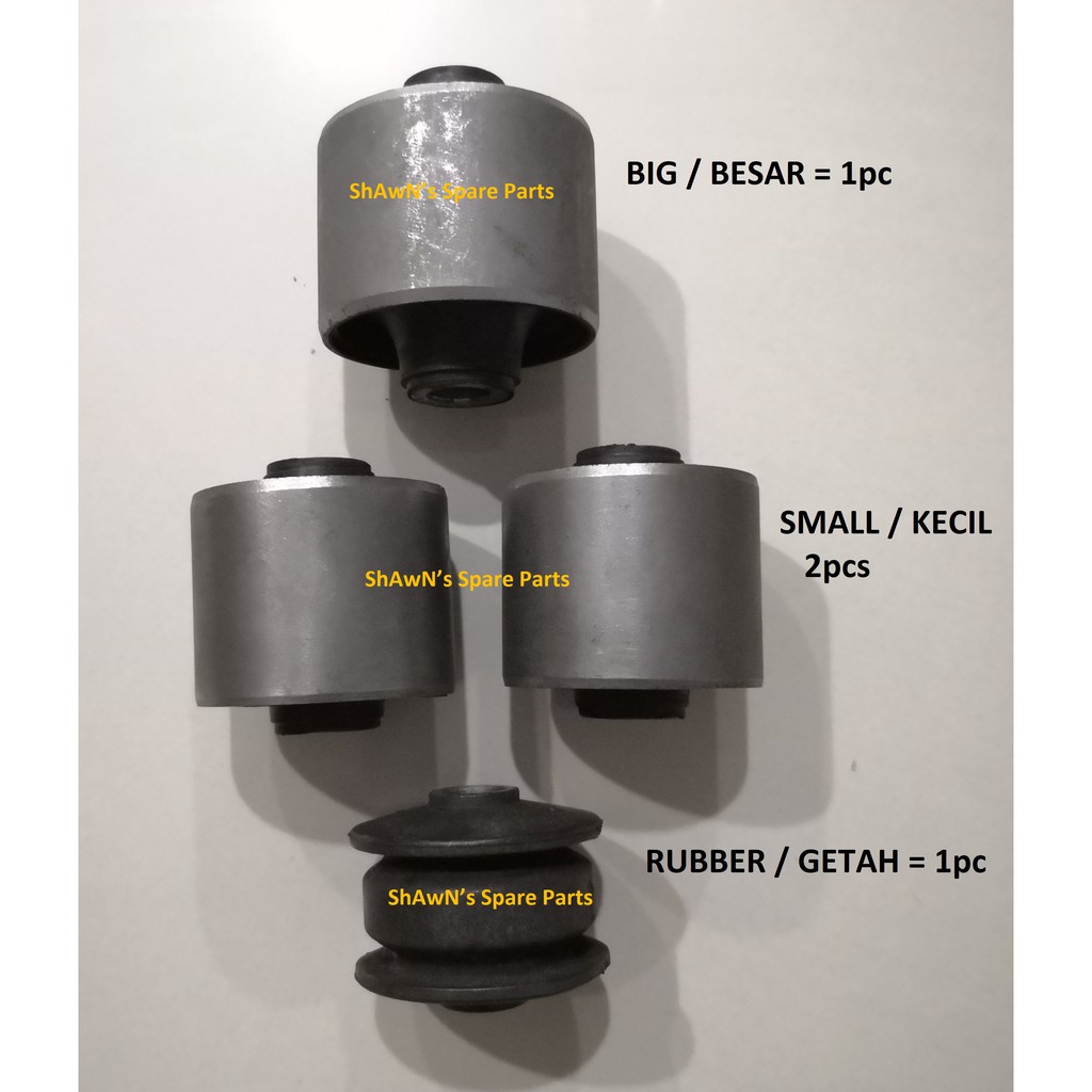 Perodua Kelisa Kenari Rear Lower Arm Bush Set *** 1 Side 