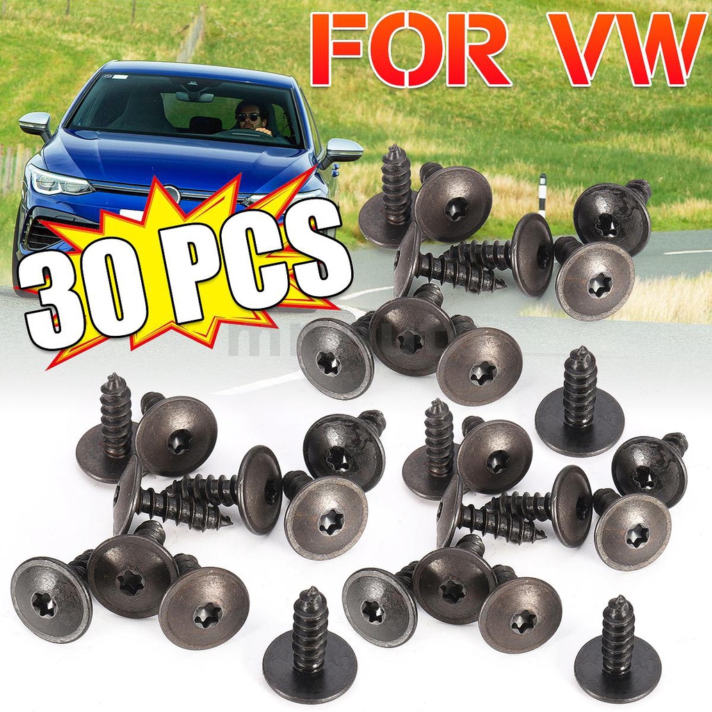Front Engine Cover Undertray Wheel Arch Torx Screw Set for Golf Car