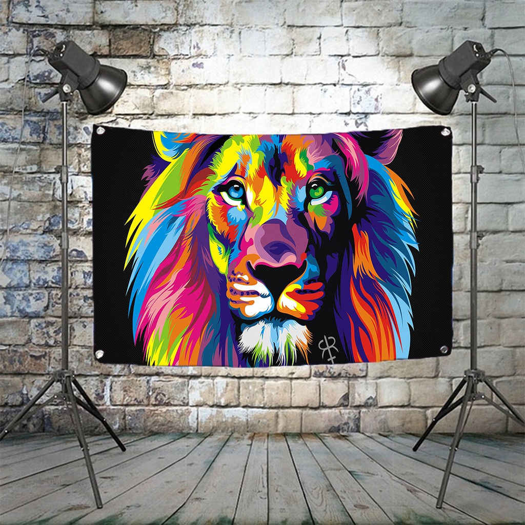 Bedroom Background Decor Poster Banner Hanging Painting Cloth Art
