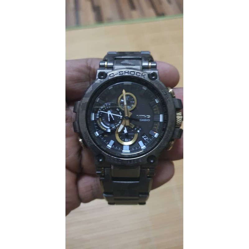 Ready Stock Original Casio G Shock Limited Edition Metal Camouflage Mtg B1000dcm 1adr Shopee Malaysia