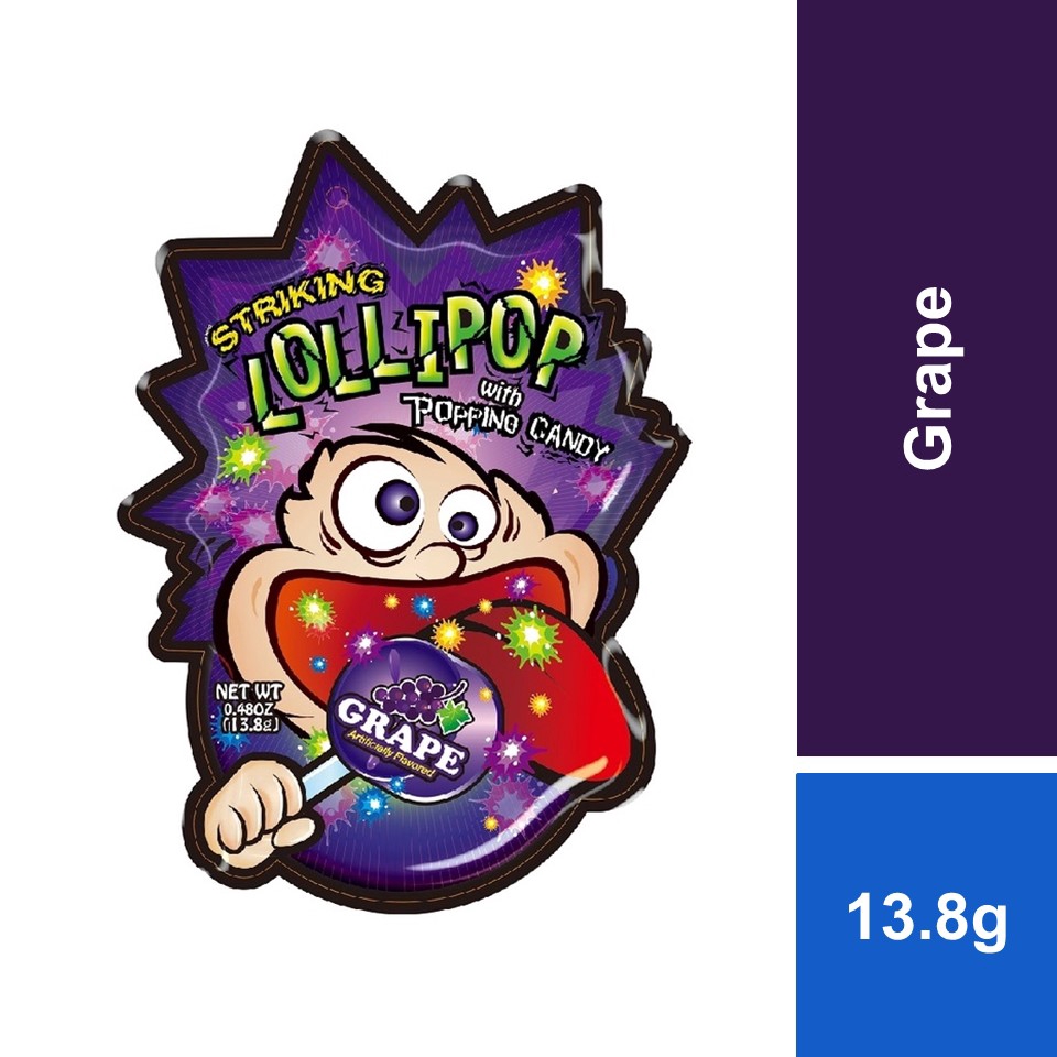 Striking Lollipop Grape 13.8g Shopee Malaysia