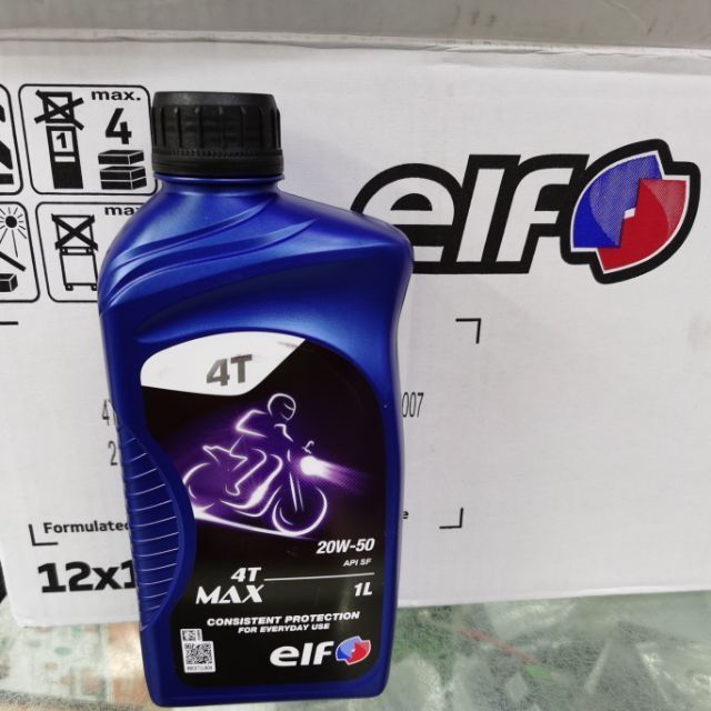 ELF 4T Max 20W50 100ORI Motorcycle Engine Oil New packing 2020