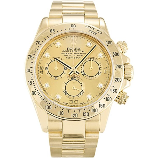 Rolex Daytona Champagne Chronograph 18kt Yellow Gold Mens Watch116528CDO