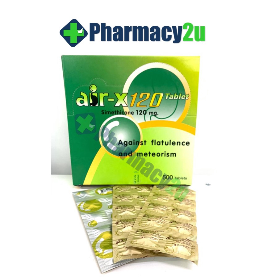 AIRX 120 SIMETHICONE 120MG/ TABLET 10 TABLETS FOR GAS AND STOMACH