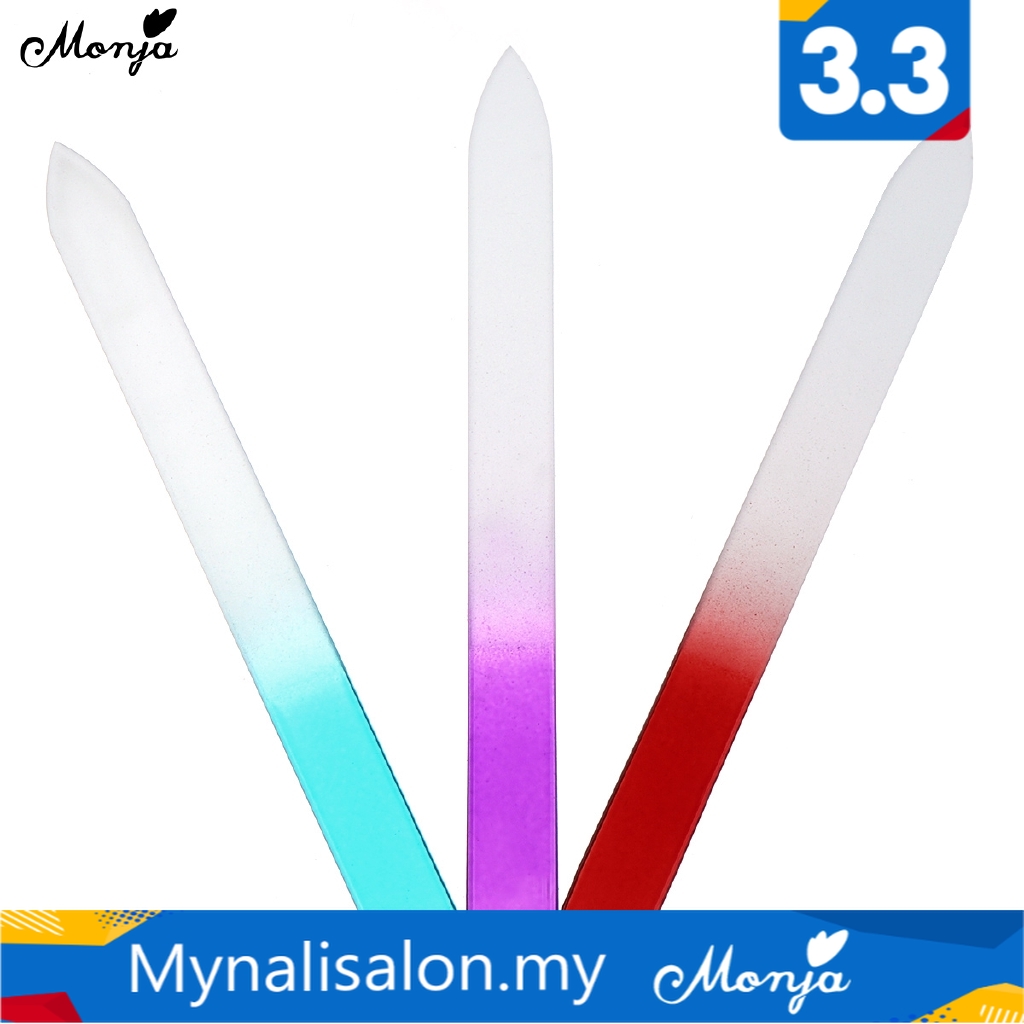 Monja Nano Crystal Glass Nail File Crystal Nail Shiner Nano Mini