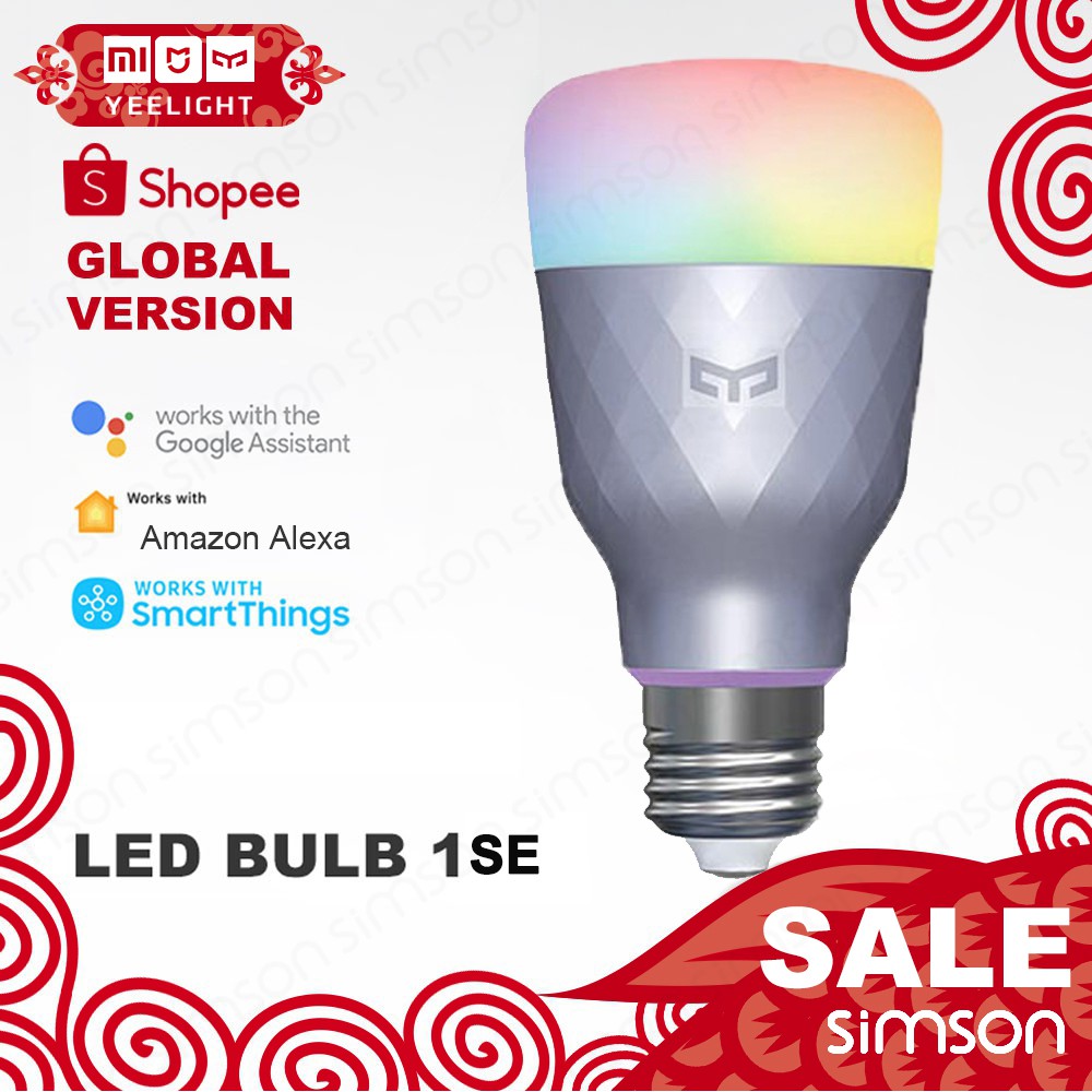 Yeelight 1SE E27 6W RGB Smart LED Bulb Wireless Control Voice Control