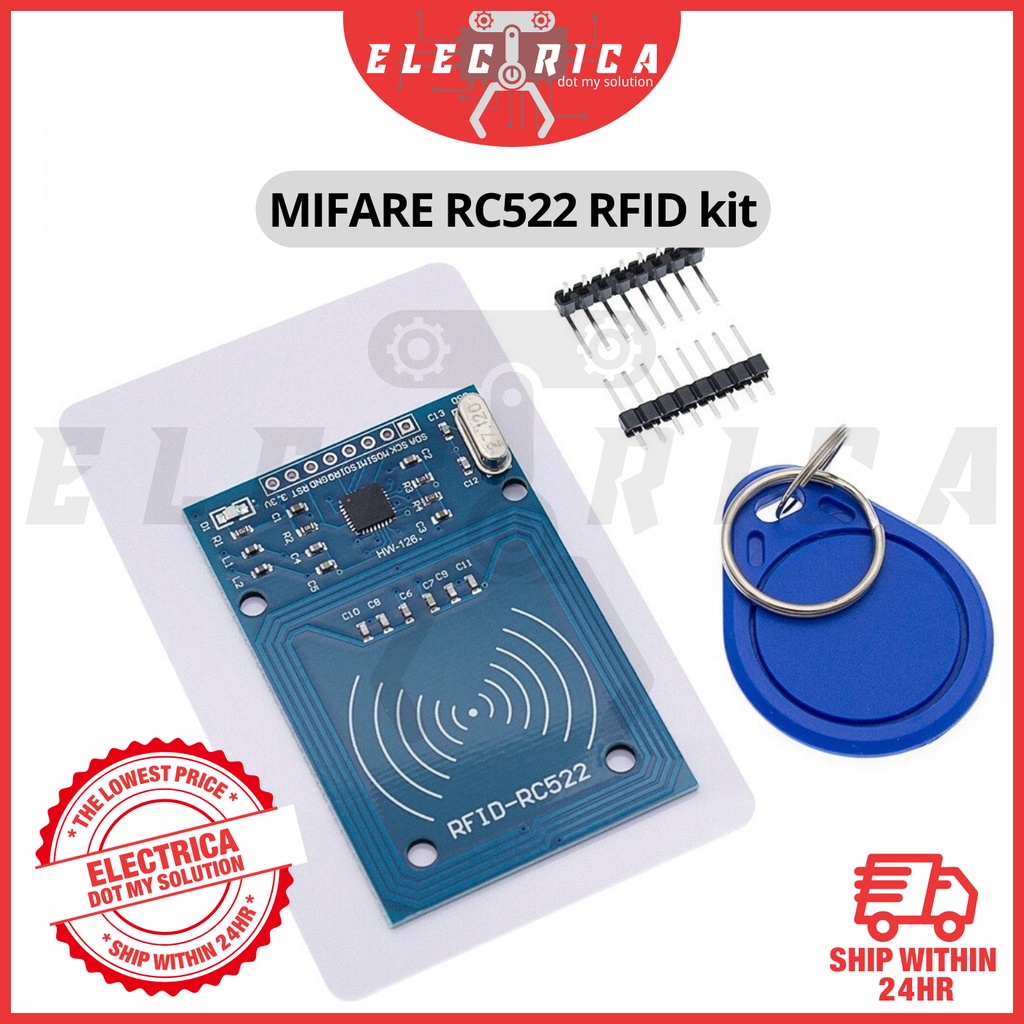 Arduino RFID RC522 Card Reader Module Set MFRC522 | Shopee Malaysia