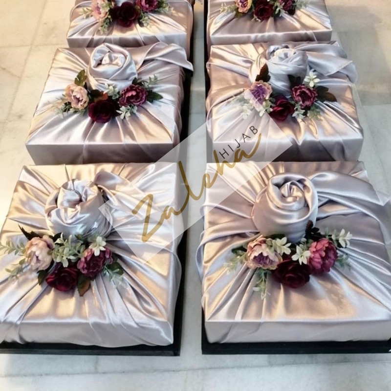 Buy Ready Stok Kain Tudung Satin Untuk Balut Kotak Hantaran Kain Satin Hidden Hantaran Zaleha Textiles Murah Seetracker Malaysia
