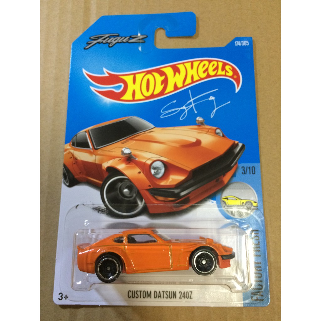 hot wheels custom datsun 240z orange