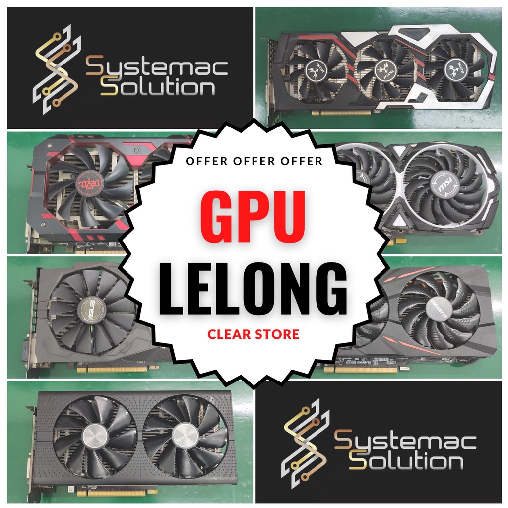 USED GPU RX470 RX480 RX580 GTX1660 GTX1070 SAPPHIRE RX480
