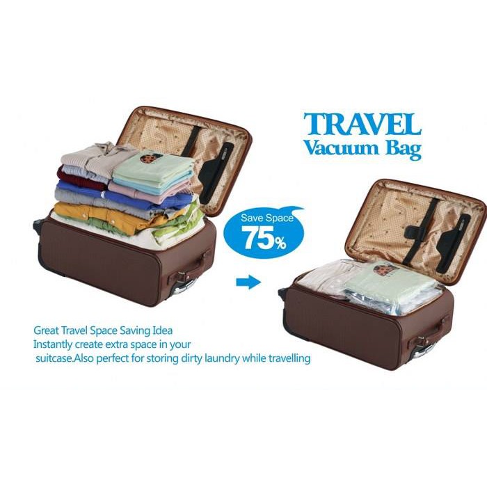 vacuum bag suitcase