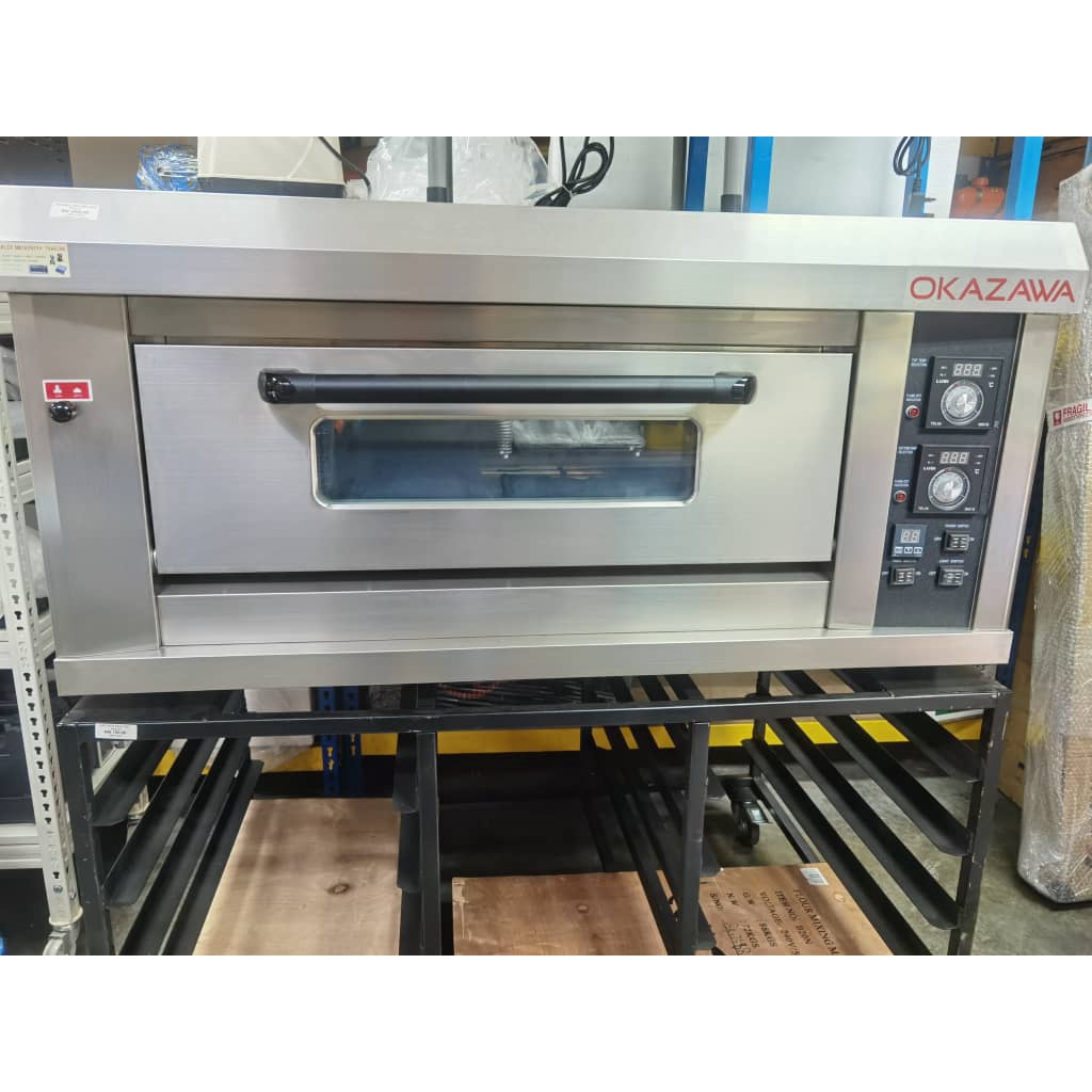 Ready stock Okazawa GVL12 / GVL12T Industrial Gas Oven 1Layer 2Tray(oven only not include rack)