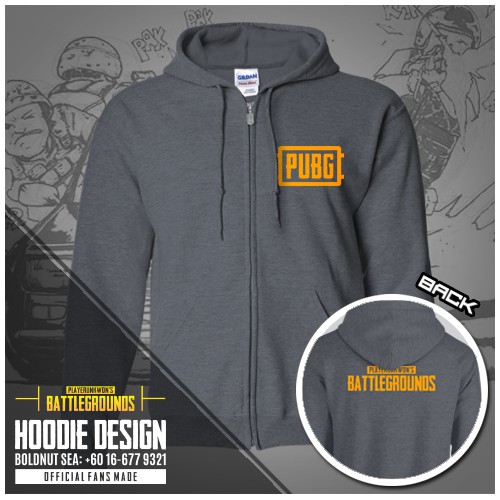 pubg zip up hoodie