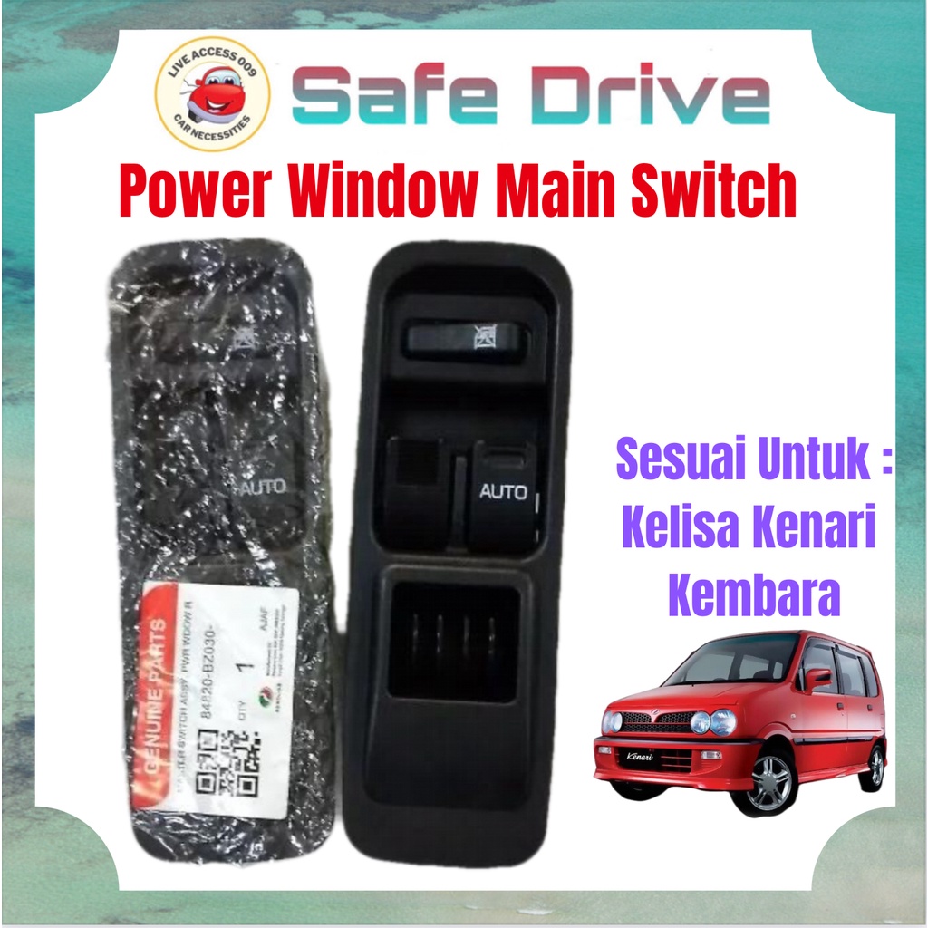LA009 / ORIGINAL Power Window Main Switch for Perodua Kelisa , Kenari