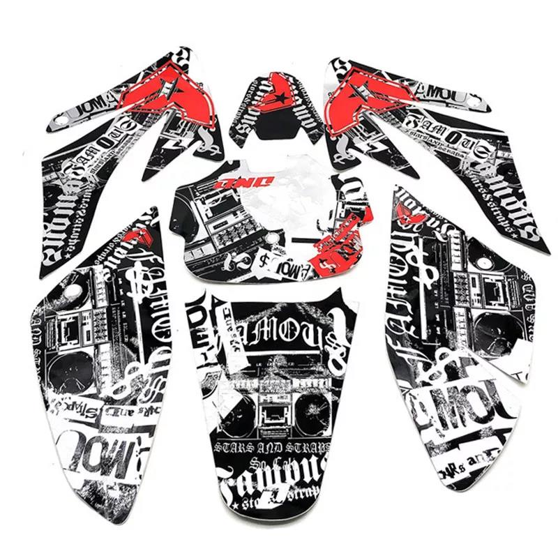 CRF 70 GRAPHICS KIT CRF70 DECO DECALS STICKERS DIRT PIT BIKE SENGE ...