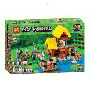 farm cottage lego minecraft