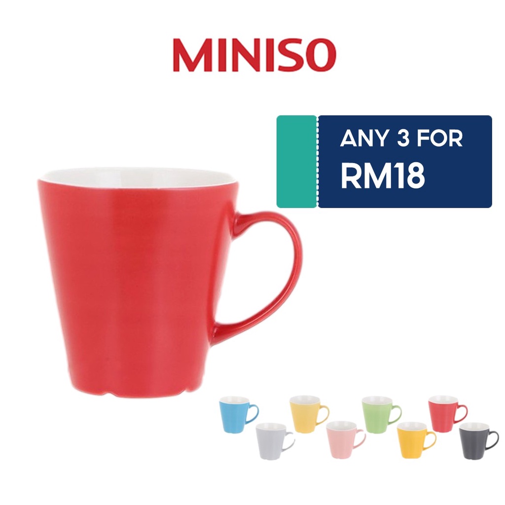MINISO Solid Color Mug/Coffee Cup/Office Cup Microwave Oven Safe