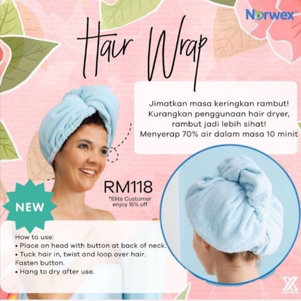 Norwex Hair Wrap (Ready Stock) Shopee Malaysia