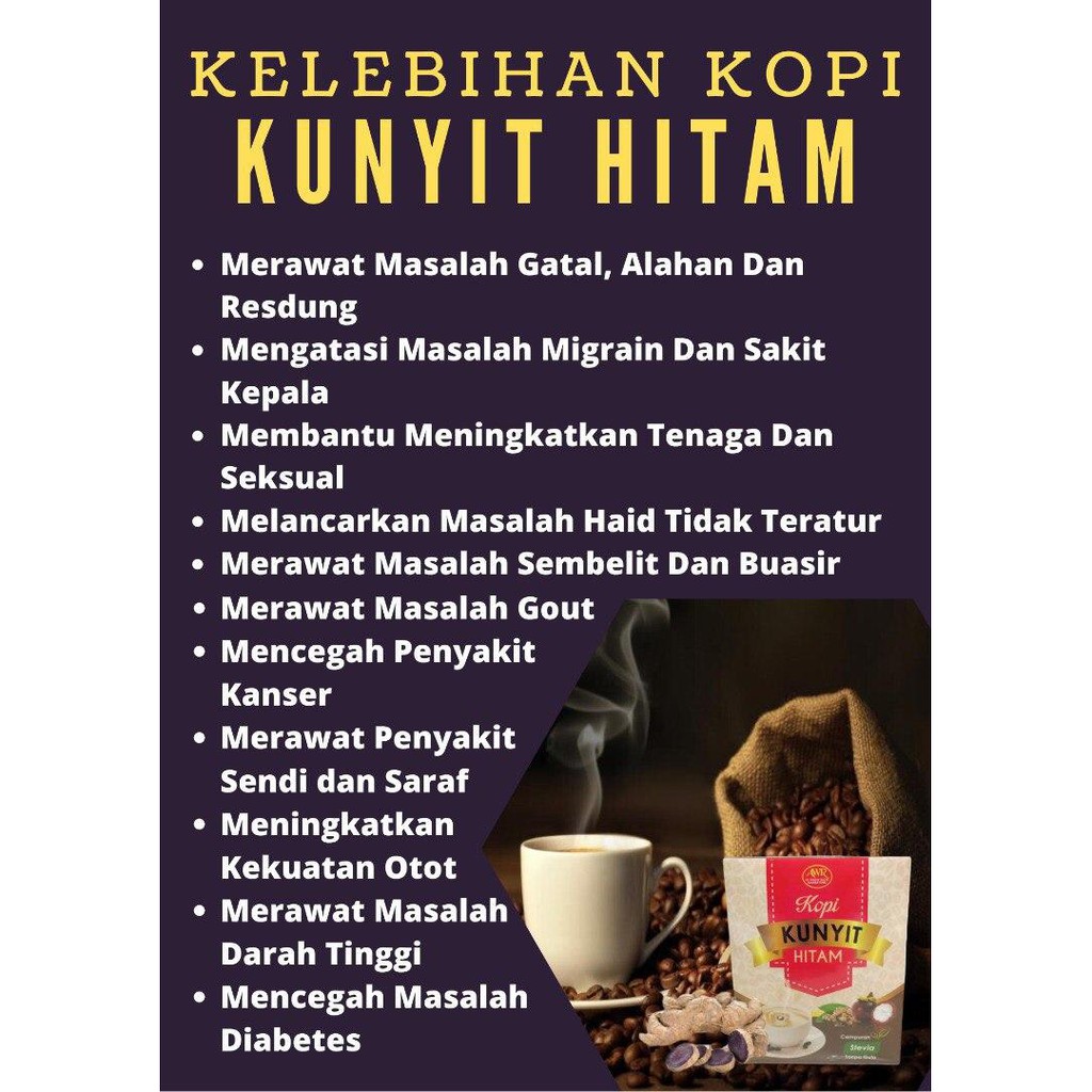 Kopi kunyit hitam