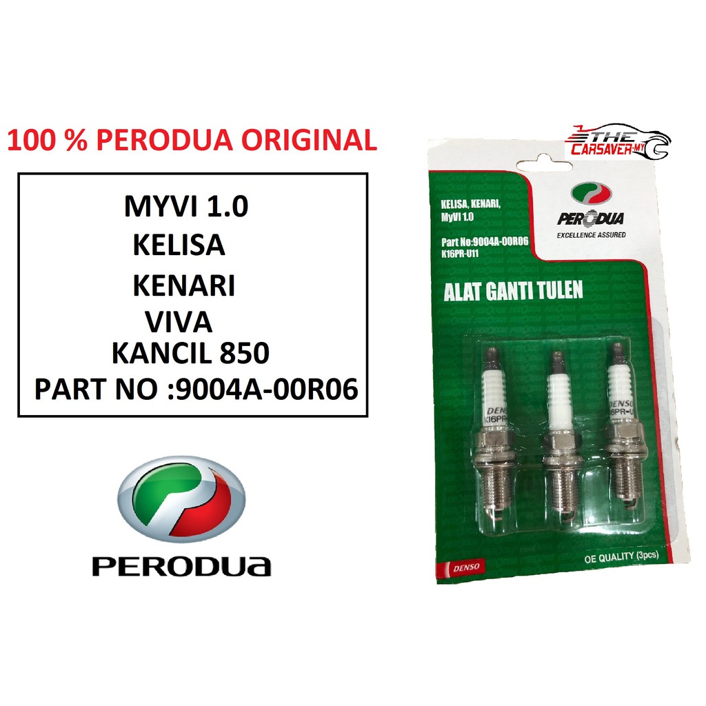 Perodua Genuine Spark Plug for Kenari , Kelisa , Myvi 