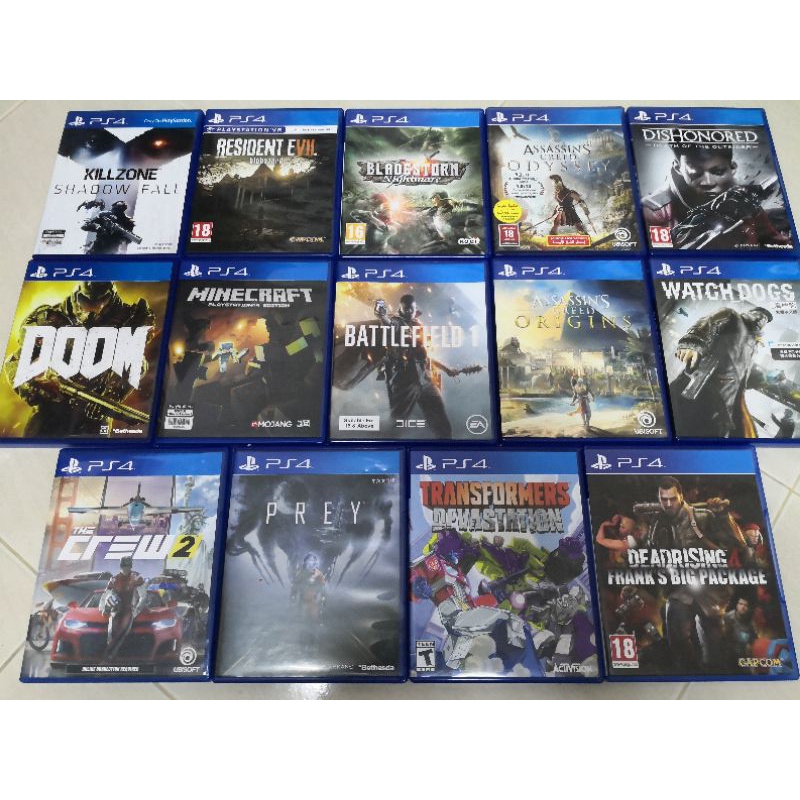 (USED) PS4 PLAYSTATION GAMES | Shopee Malaysia